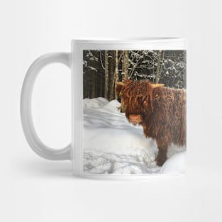 Scottish Highland Cattle Calf 1645 Mug